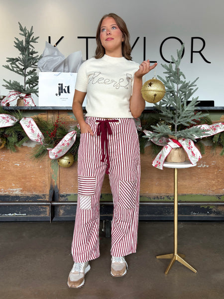 The Holiday Cheers Sweater Top