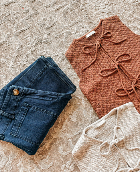 Kyndall Sweater Tie Vest