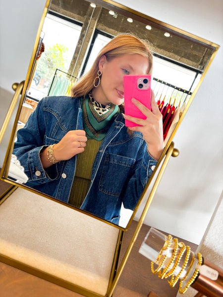 Still Into You Denim Jacket