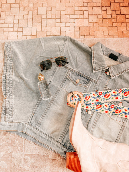 Ellie Denim Top