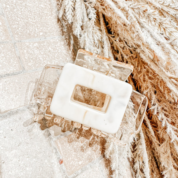 Marble Claw Clip