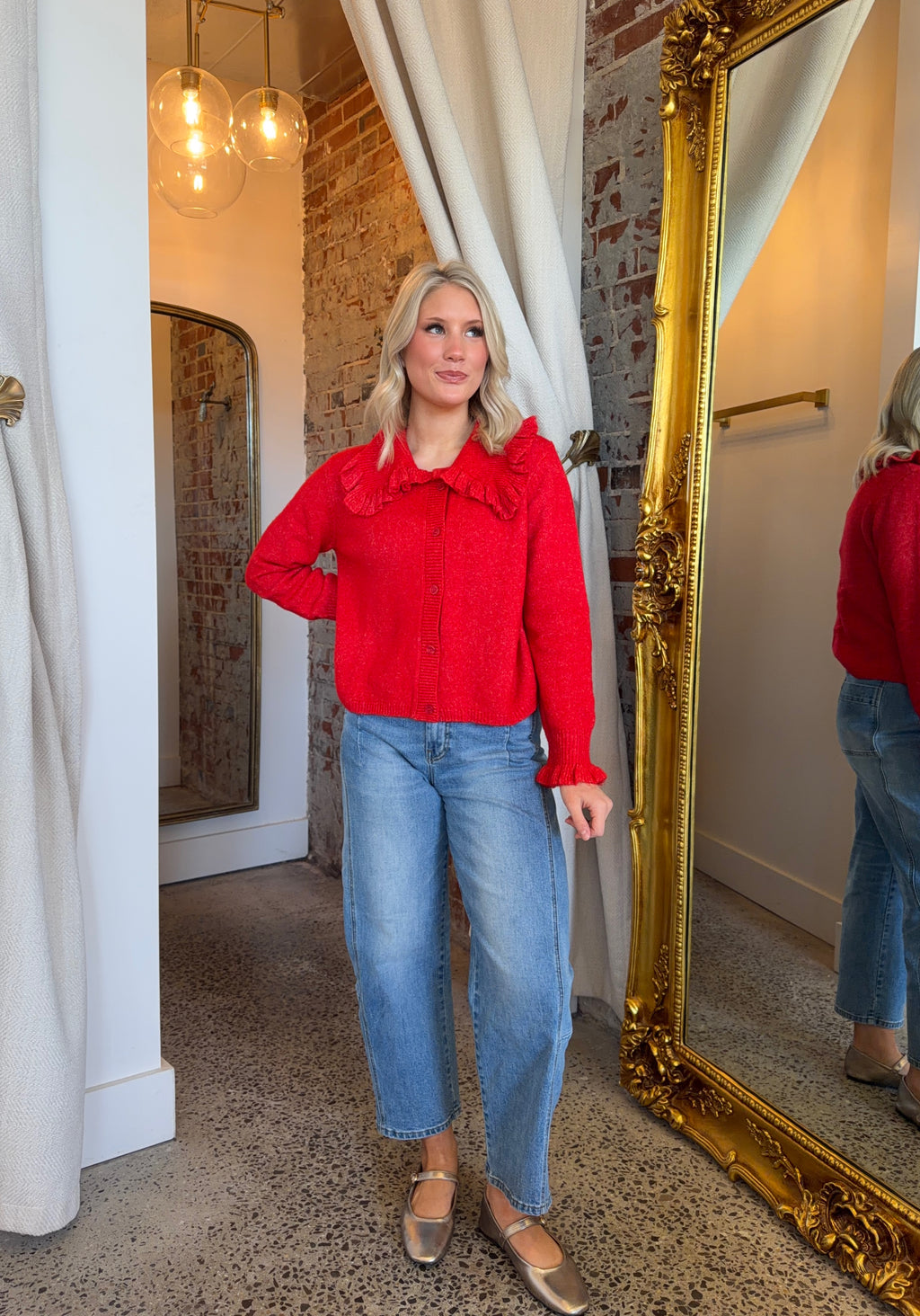 Rosie Ruffle Sweater