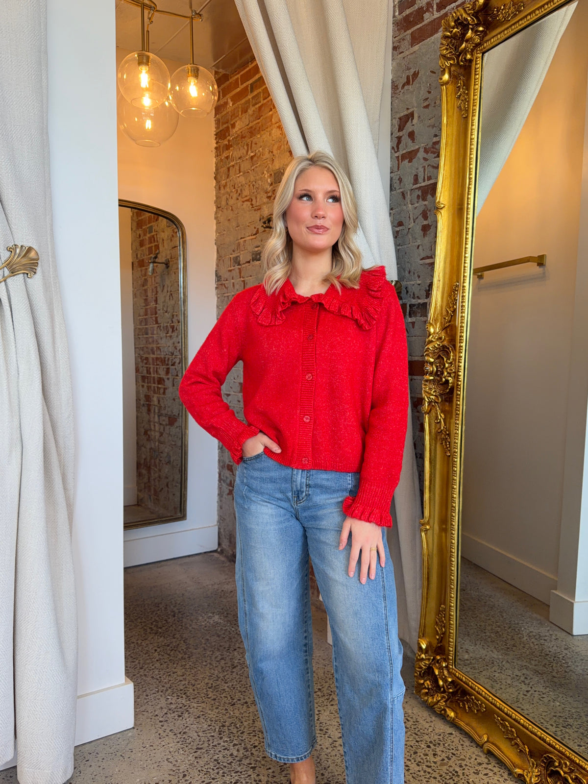 Rosie Ruffle Sweater