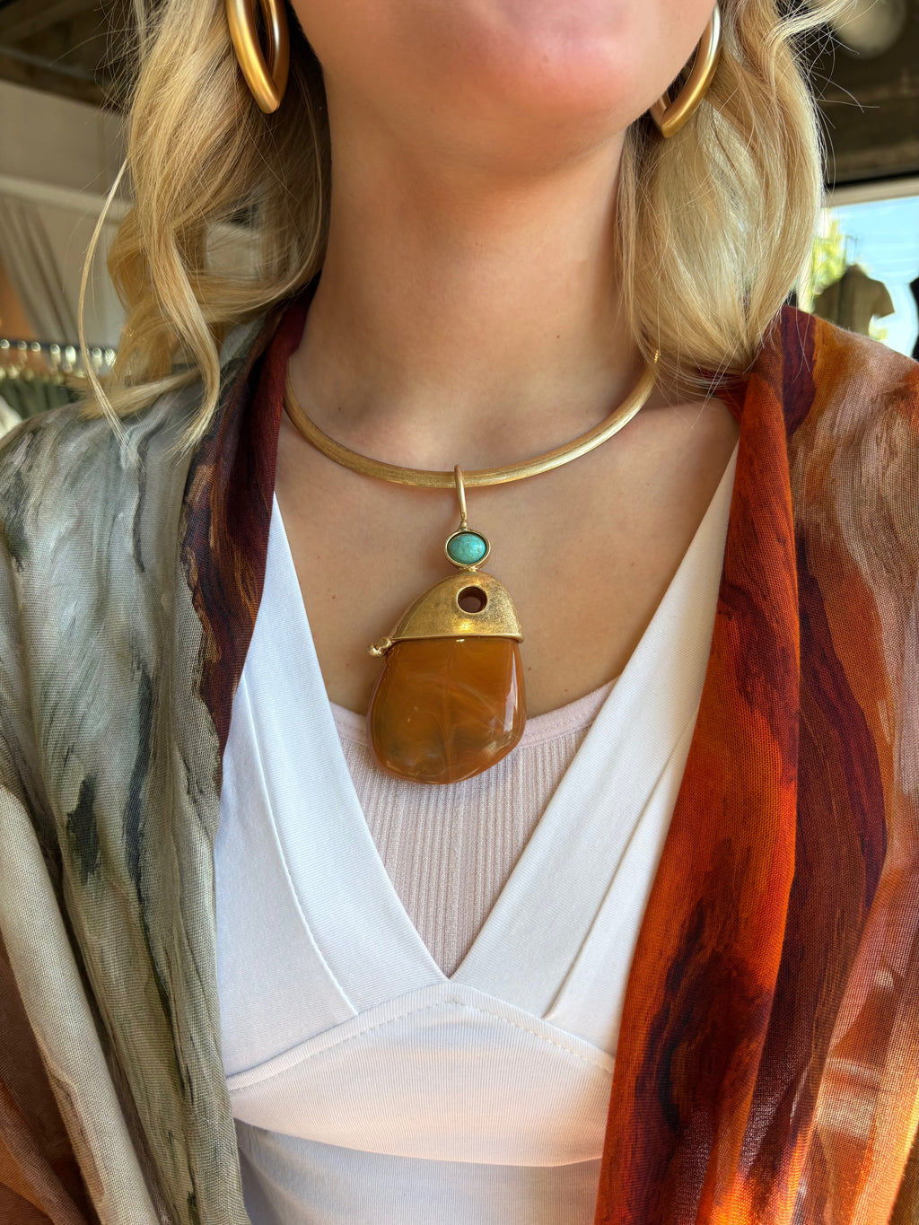 Gina Stone Necklace