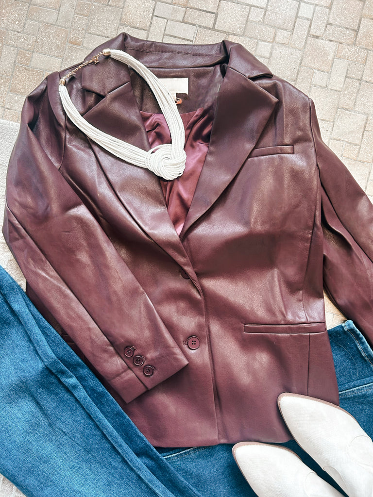 Parker Leather Coat