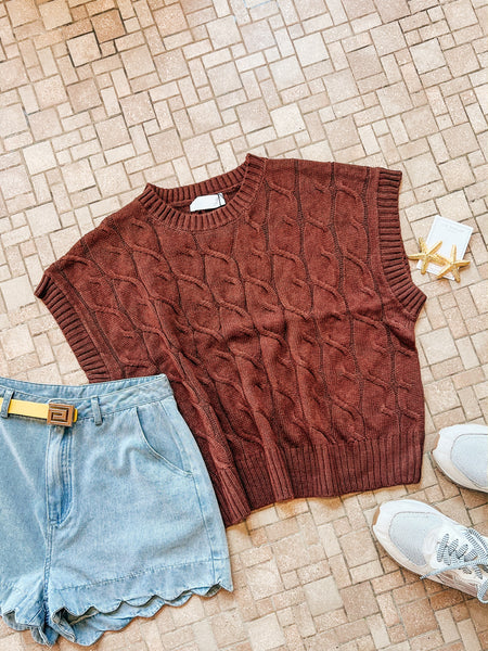 Falling Leaves Knit Top