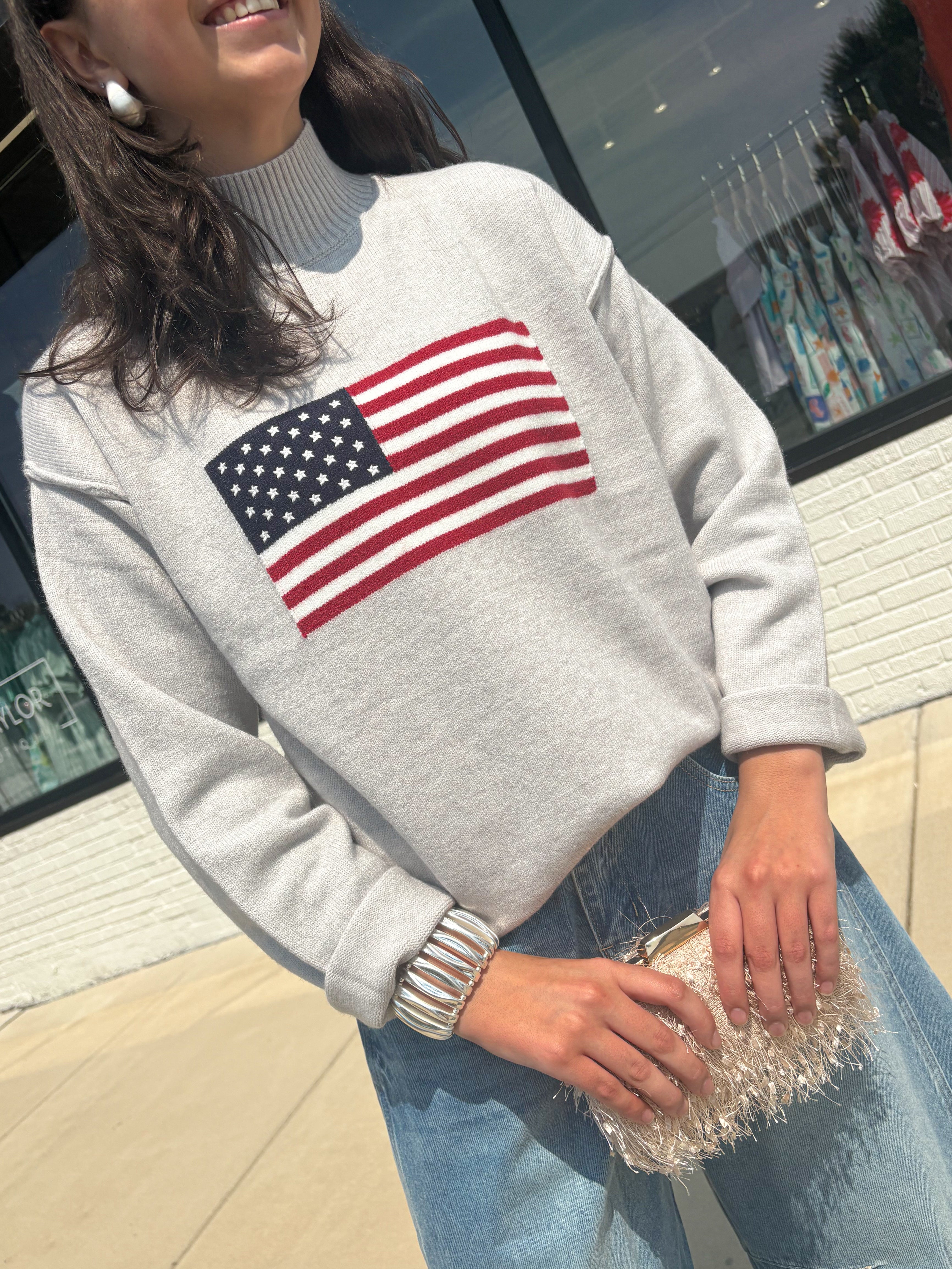 All American Cozy Sweater
