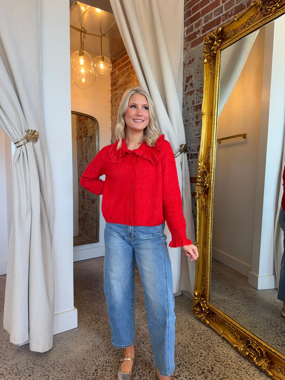 Rosie Ruffle Sweater
