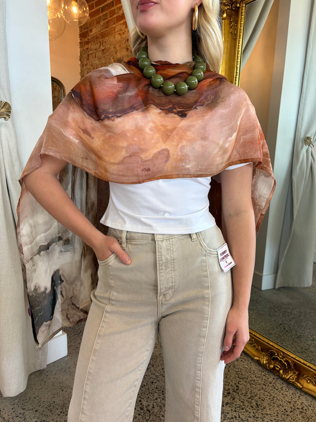 Marble Wrap Scarf