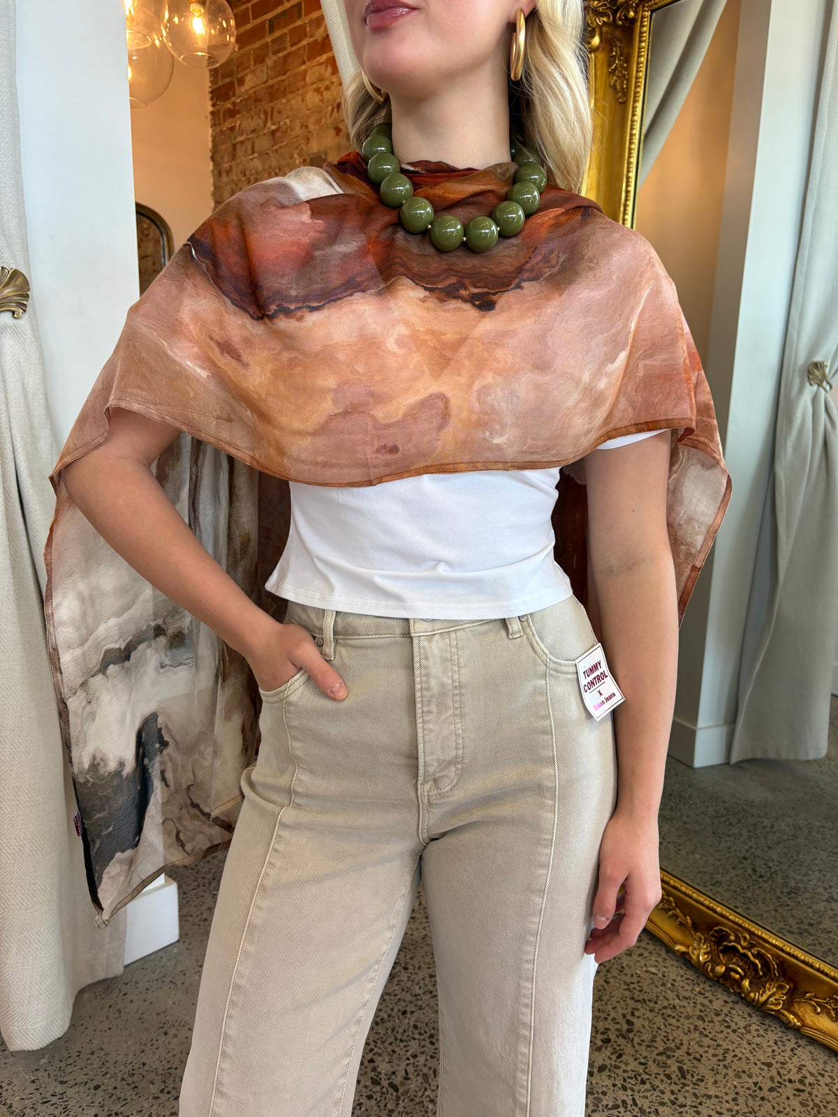 Marble Wrap Scarf