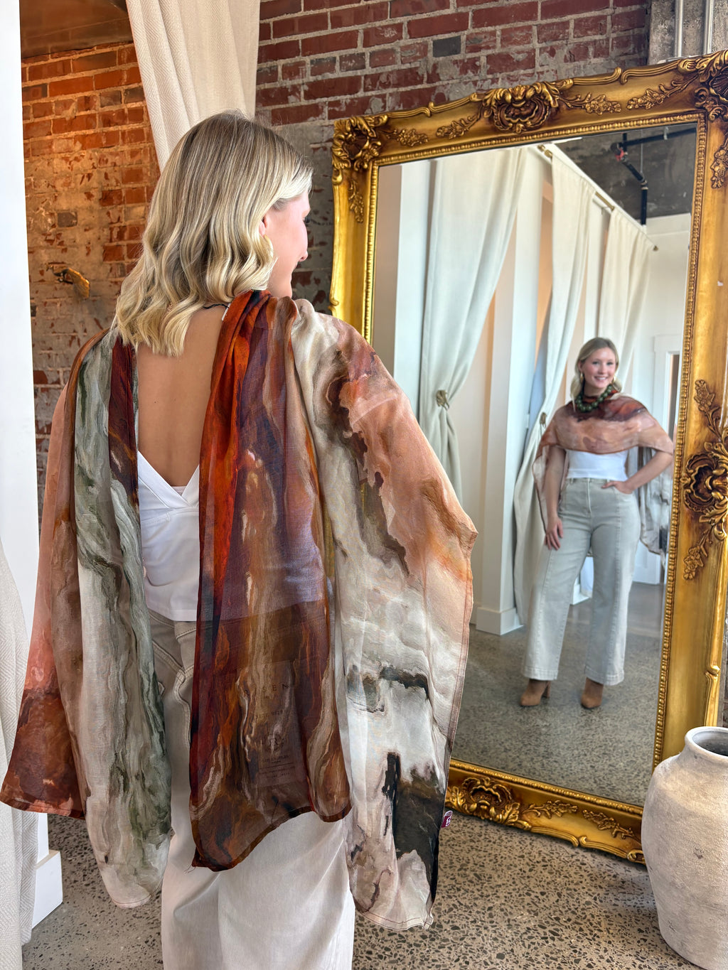 Marble Wrap Scarf