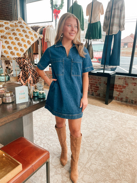 Denim For Days Dress