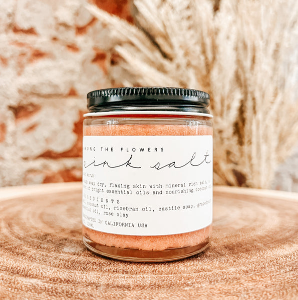 Pink Salt Scrub