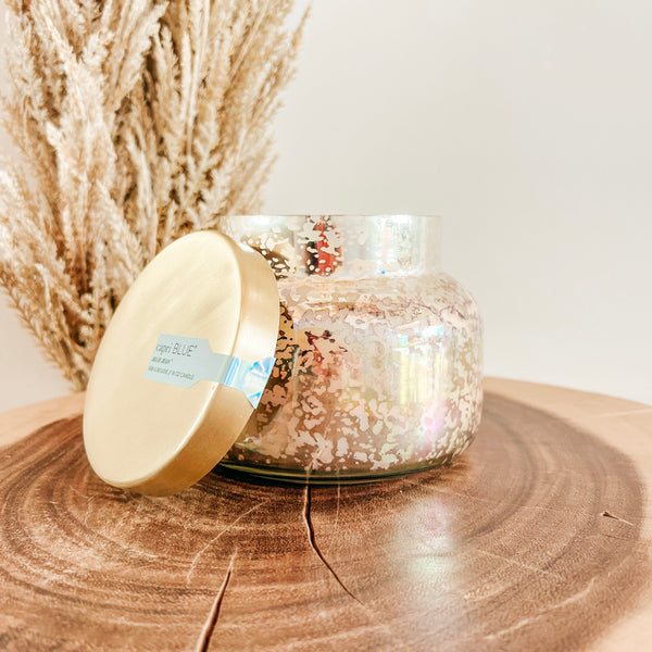 Blue Jean Mercury Iridescent Candles