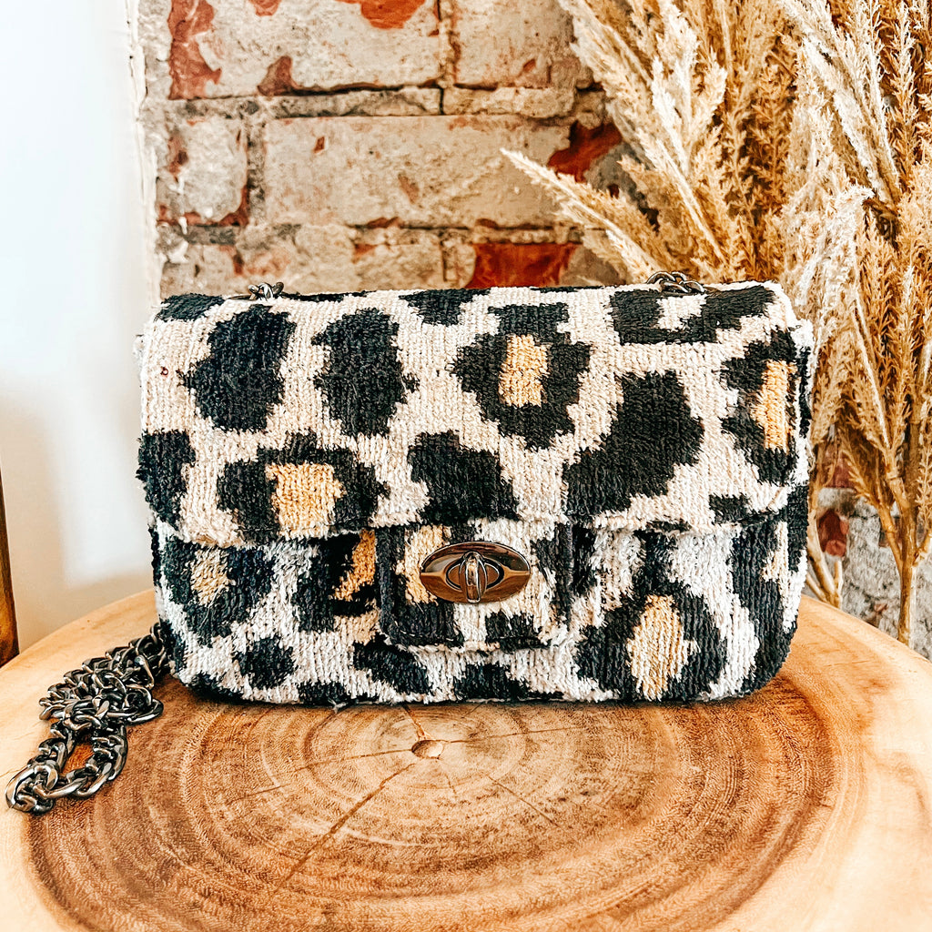 Leopard Coco Silk Bag