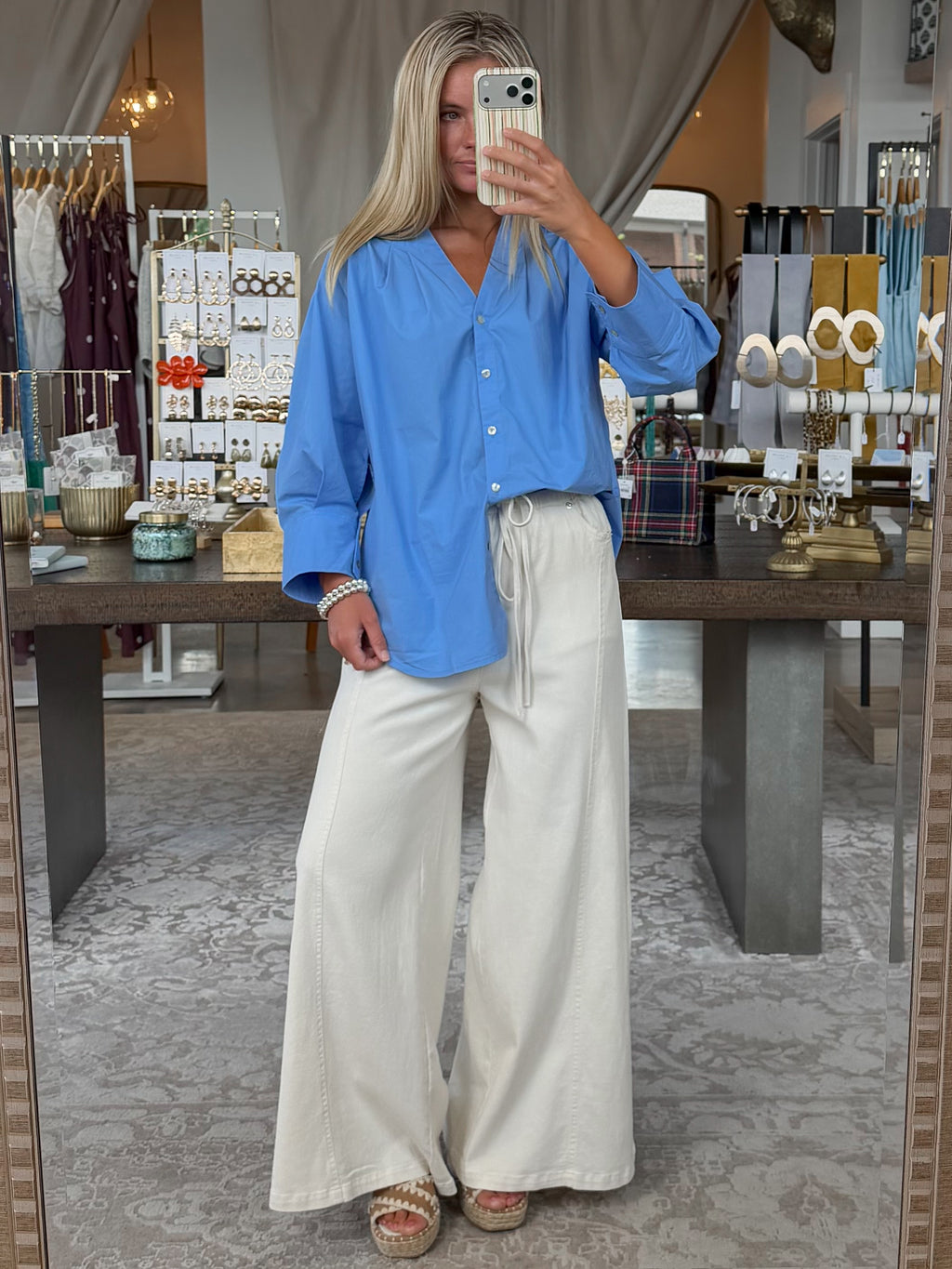 Spring Blues Top