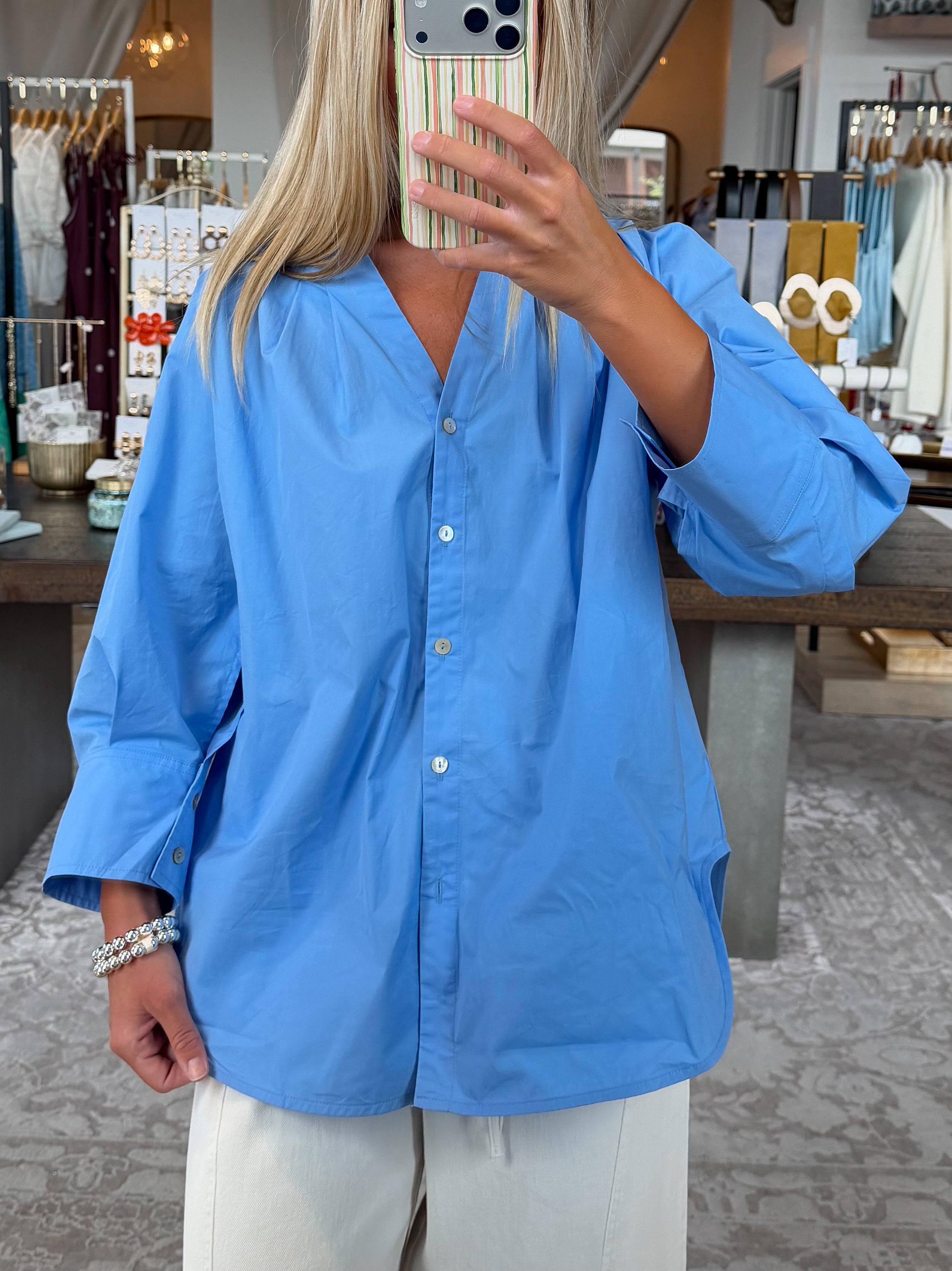 Spring Blues Top