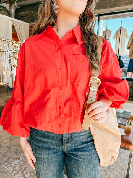 Kaleigh Puff Sleeve Blouse