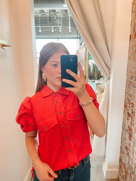 The Audrey Puff Sleeve Blouse