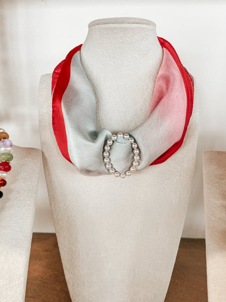 Astoria Pearl Scarf Ring