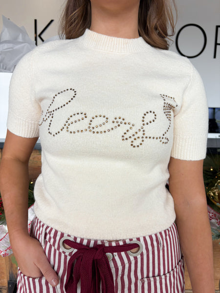 The Holiday Cheers Sweater Top