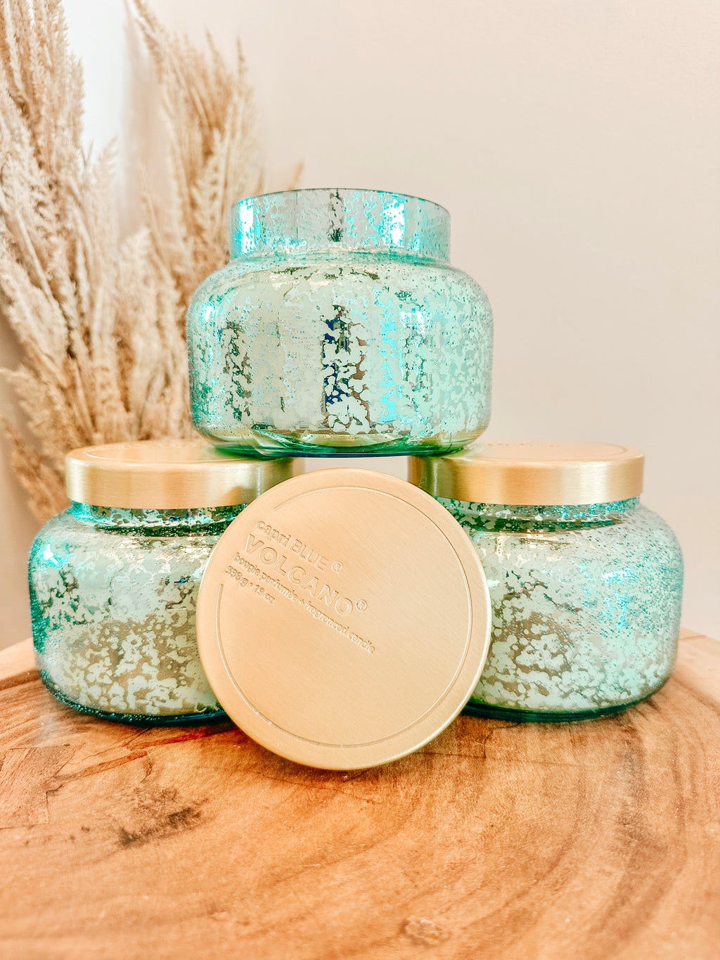 Volcano Icy Blue Mercury Capri Blue Candle