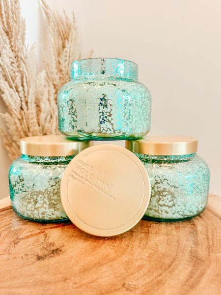 Volcano Icy Blue Mercury Capri Blue Candle