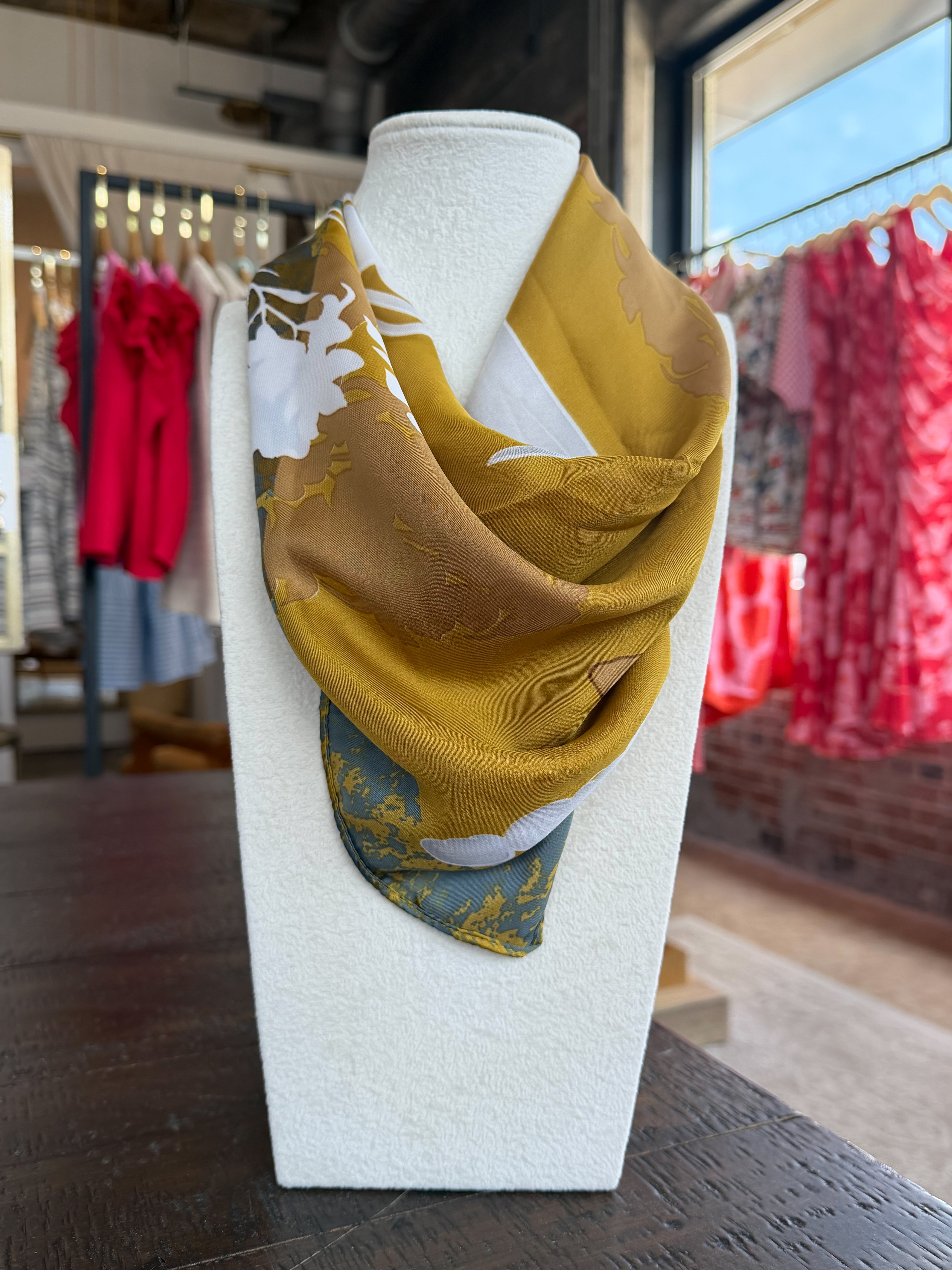 The Golden Magnolia Scarf
