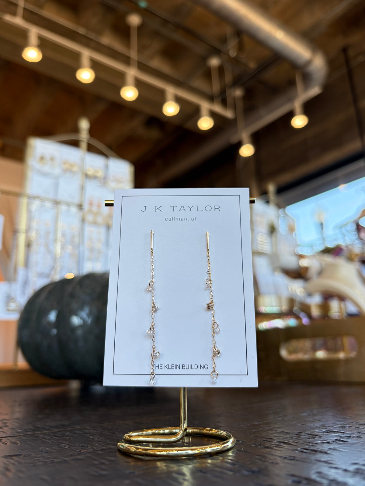 Strands Of Gold Earrings