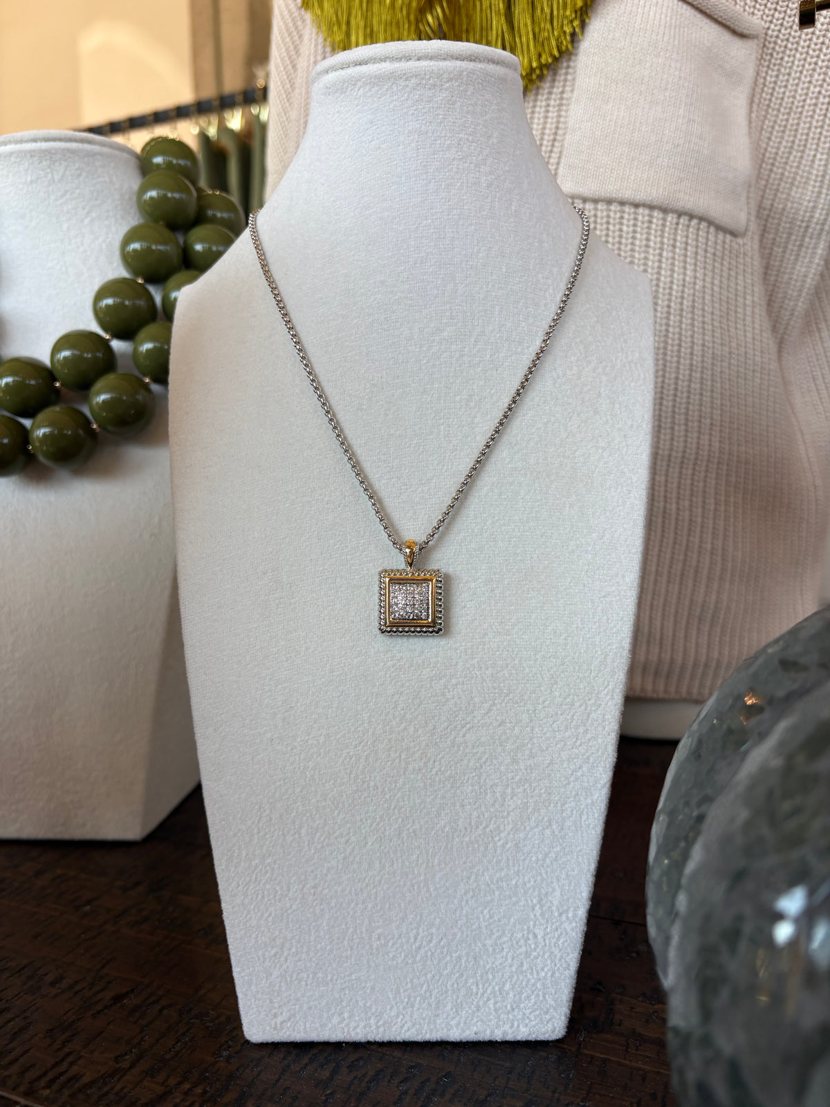 Golden Madison Pendant Necklace