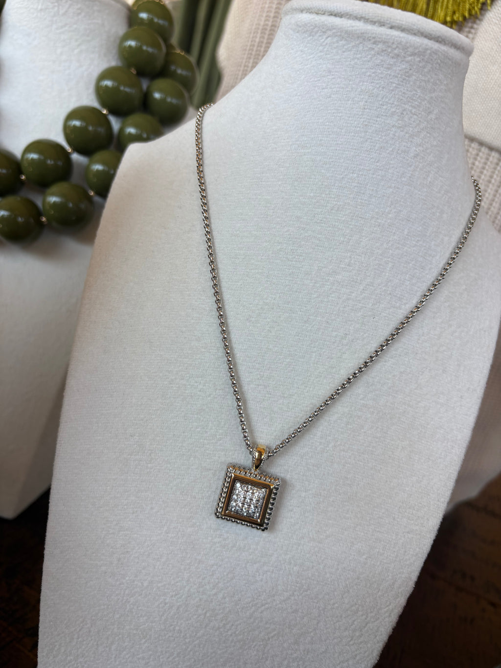 Golden Madison Pendant Necklace