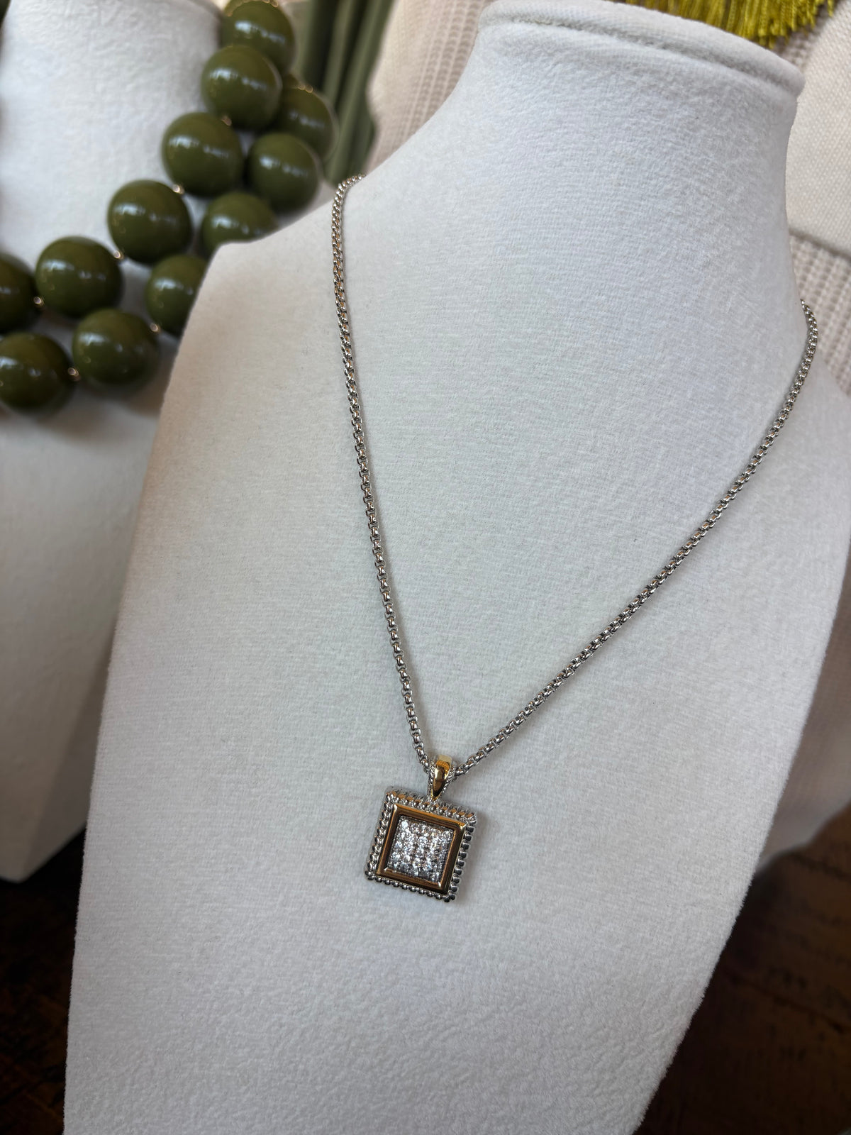 Golden Madison Pendant Necklace