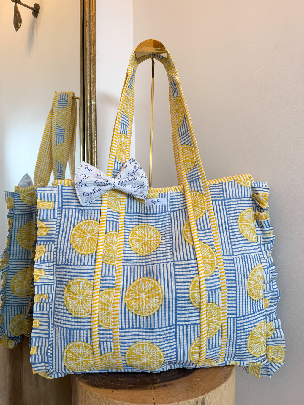 Jane Tote Lemon Ruffle