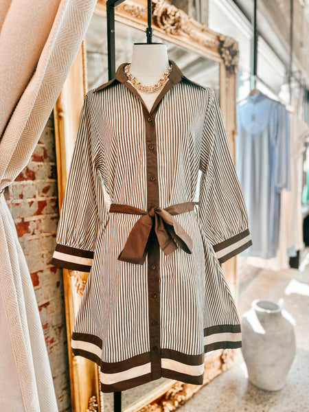 Sadie Striped Mini Dress