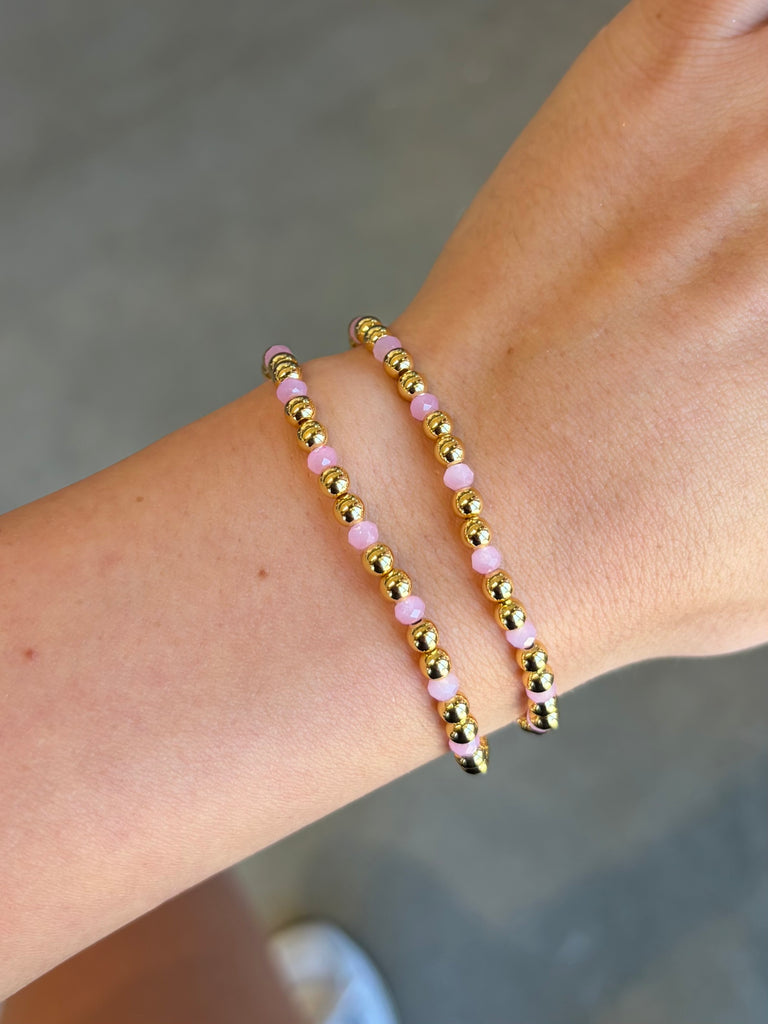 Splendid Iris Multi Colored Beaded Bracelet