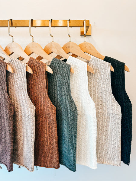 Kyndall Sweater Tie Vest