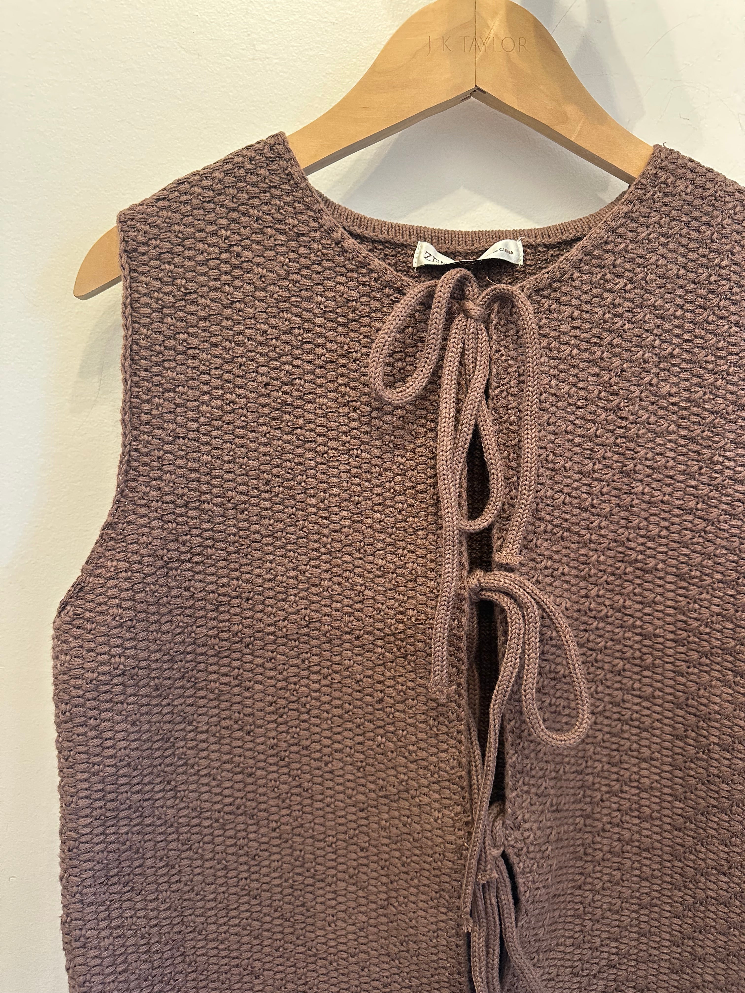 Kyndall Sweater Tie Vest