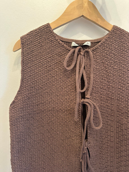 Kyndall Sweater Tie Vest