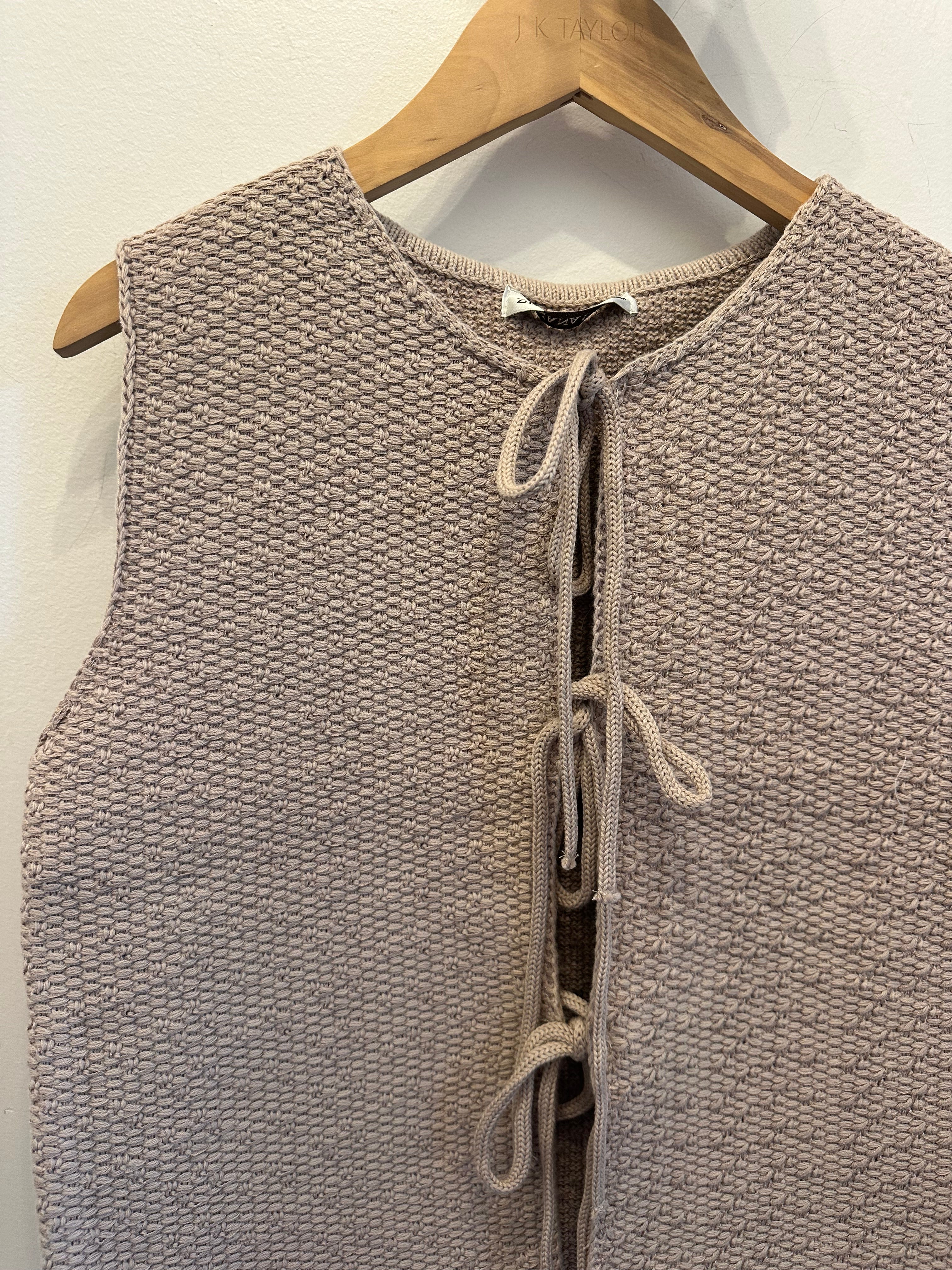 Kyndall Sweater Tie Vest