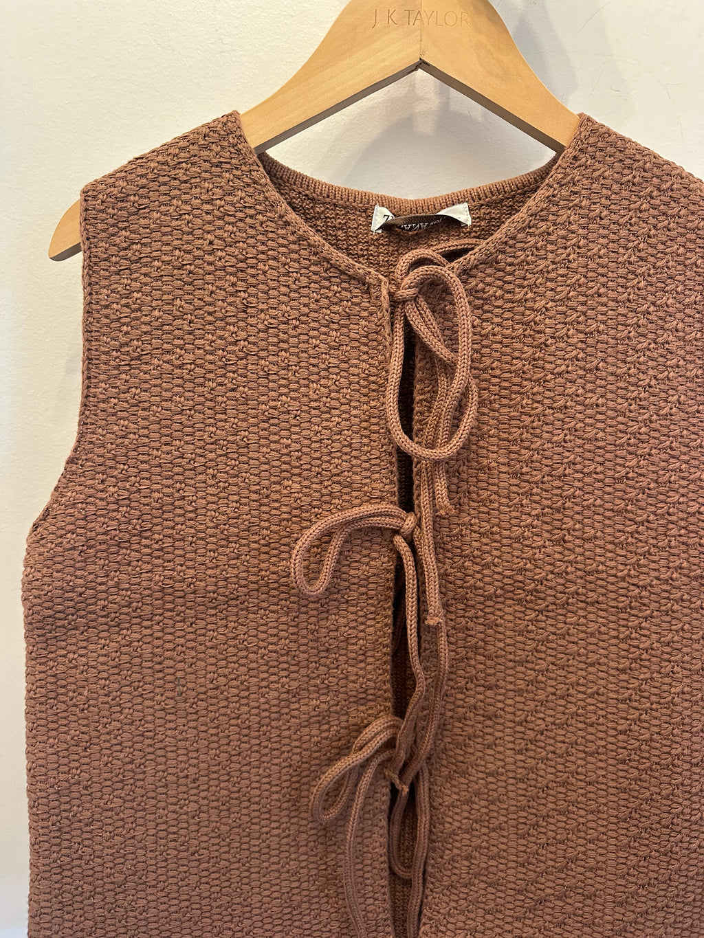 Kyndall Sweater Tie Vest