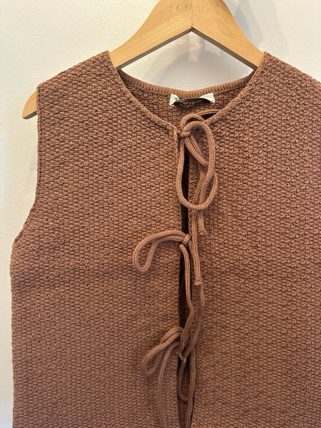 Kyndall Sweater Tie Vest