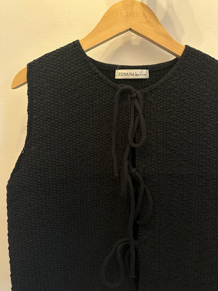 Kyndall Sweater Tie Vest