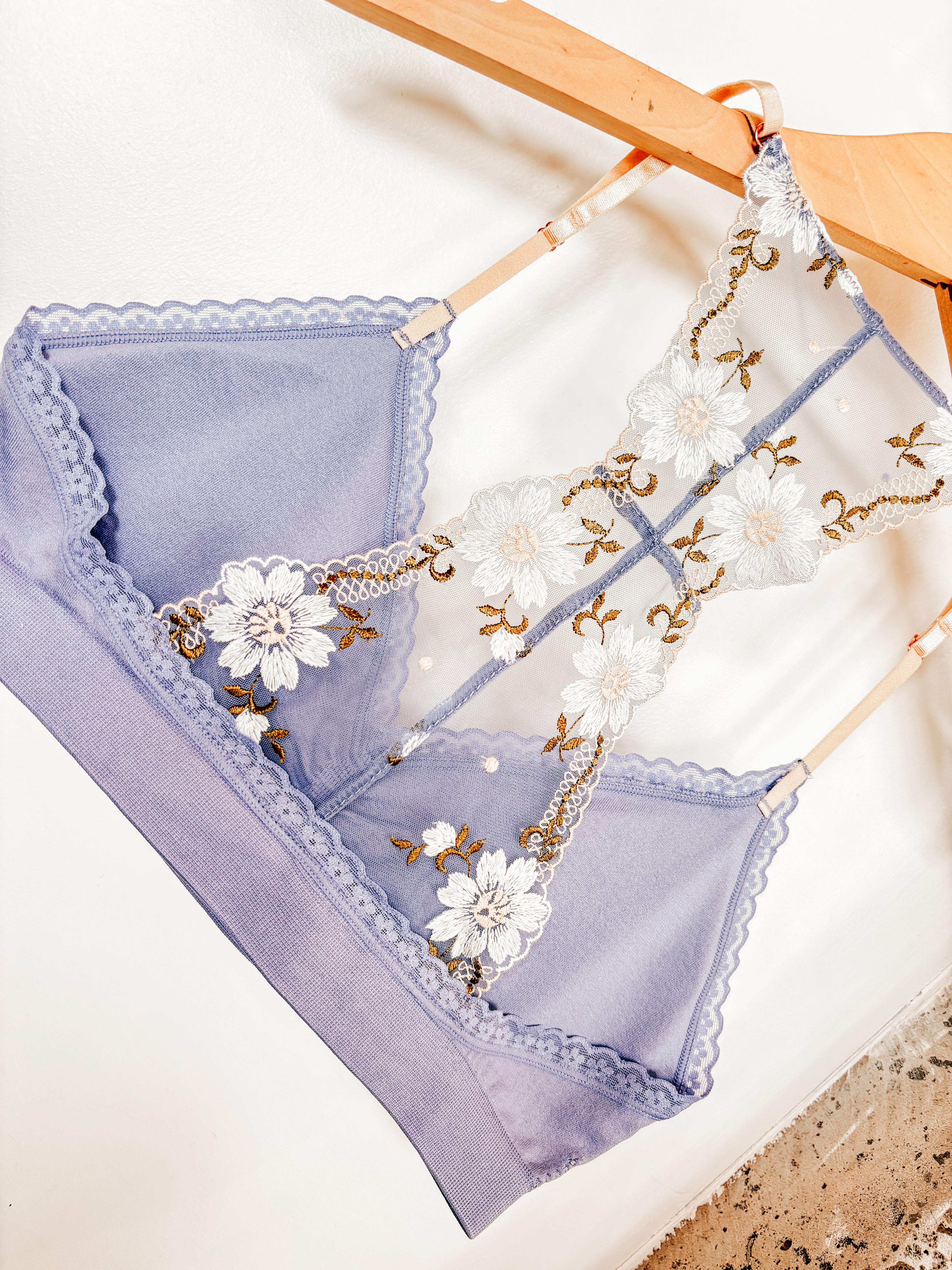 Clair Floral Lace Bralette