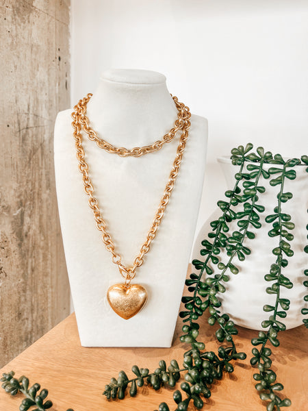 Golden Heart Necklace
