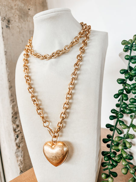 Golden Heart Necklace