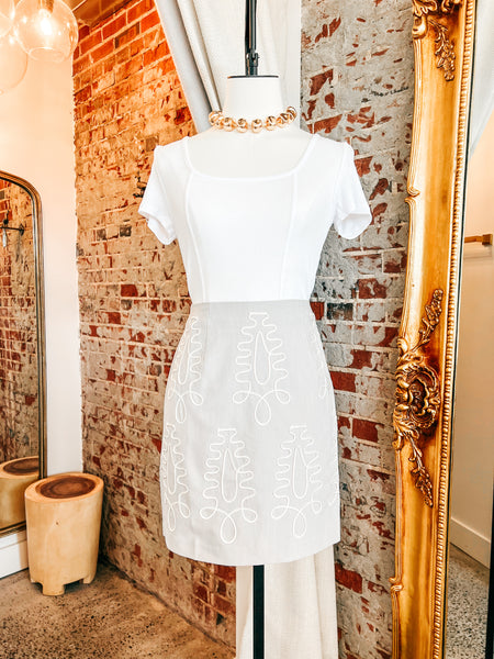 Maebry Stitched Skirt