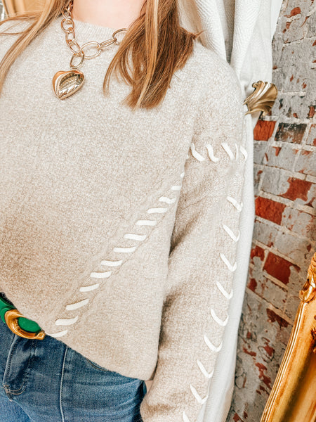 The Aspen Lace Sweater