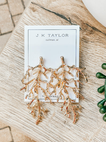 Golden Reef Earrings