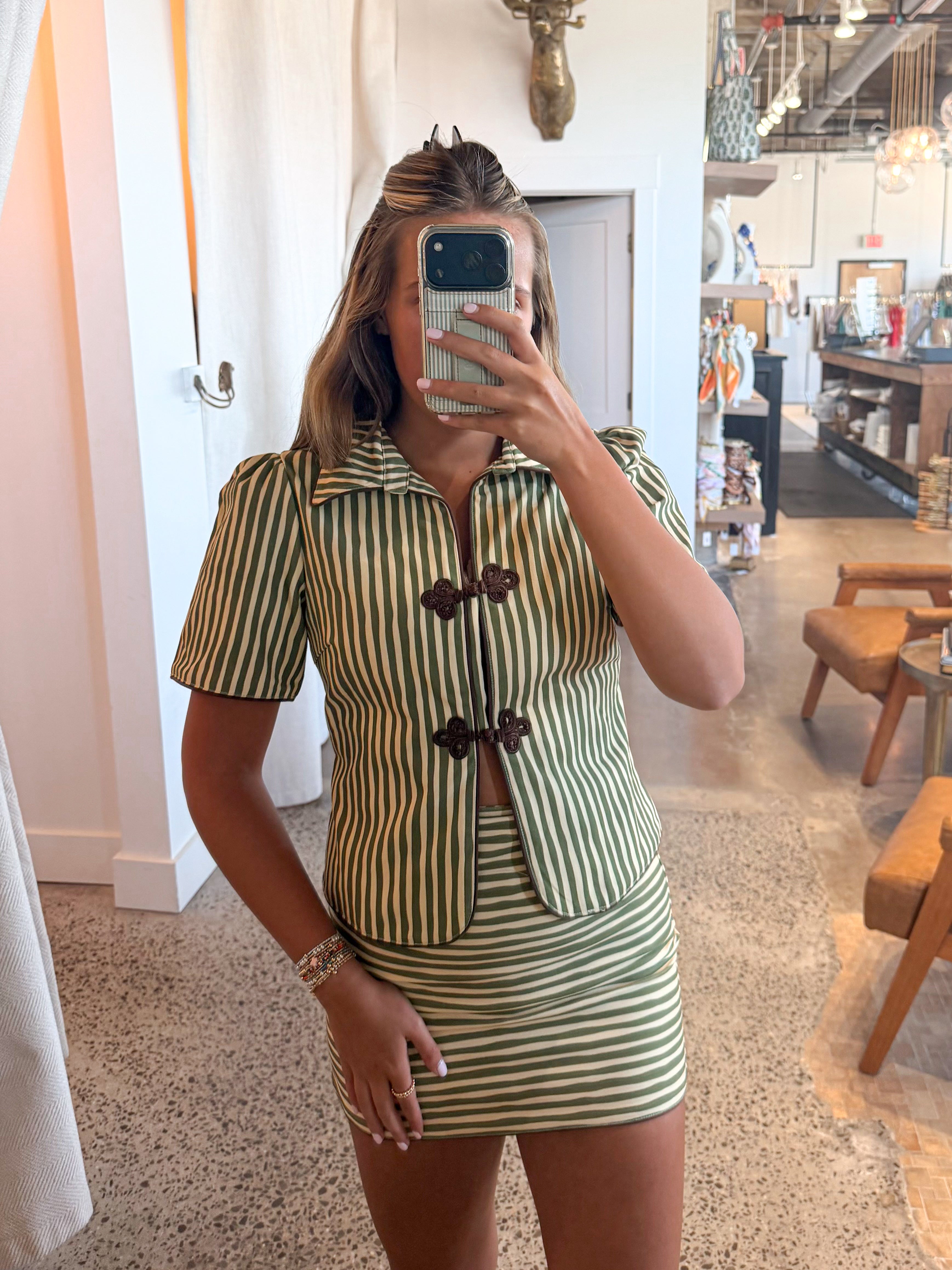 July Striped Set