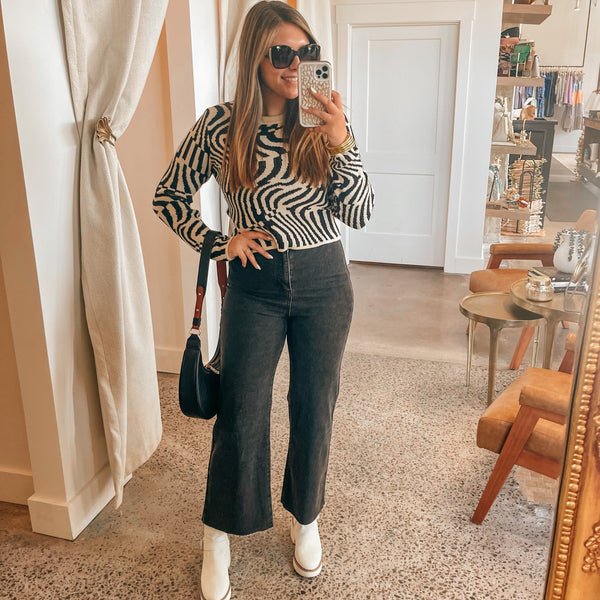 Swirly Sweater
